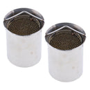 2pcs 51mm Motorcycle Stainless Steel Exhaust Muffler Silencer Pipe Plug Insert