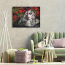 5D DIY Full Drill Diamond Painting Flower Cool Beauty Cross Stitch Ornament A