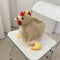 Cute Women Crossbody Purse Cartoon Chicken Shaped Kids Fleece Crossbody Bag