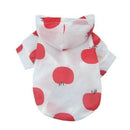 Pet Dog Summer Sunscreen Costumes Jacket Coat Fruits Patterns Breathable Ou A2P8