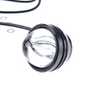 2pcs white fish eye drl led projector fog light daytime running light led bul-OZ