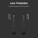 2 Pieces 1080P Mini Body Camera Pocket Audio Loop Recording with Back Clip