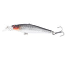 9g/8cm fishing lures baits floating metal crankbait popper hard lures hooks 5