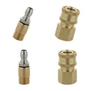 4-Set Durable Quick Connect Coupler Pressure Washer Pipe Adapters [M18x1.5mm]