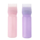 Set of 2, Premium Plastic Hair Dye Combs Coloring Bottles Salon Tint Color