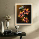 5D DIY Diamond Embroidery Lily Flower and Dragonfly Diamond Painting Cross