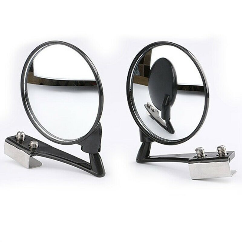 1 Set of 2 Car Blind Spot Mirrors Car Side Convex Mirror Wide Angle Round C