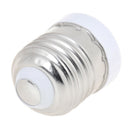 2Pcs E27 to E17 Adapter Lamp Holder Base Socket for E17 LED Light Bul OZ