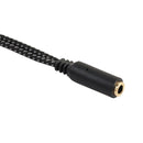 New Belted CTIA Computer Phone Headset Microphone Extension Cable 3.5 Secon N7D4