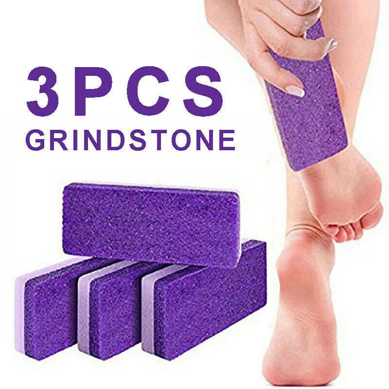 3 IN 1 Pumice Foot Stone File Exfoliate Rasp Dead Skin Remover Scrub Pedicure