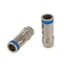 10Pcs F-Type Male Plug Compression Connectors For RG6 Coax Coaxial TV Cable R6A4