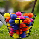 12.5x20.5x12cm Metal Golf Ball Container Golfball Basket Range Organizer Holder