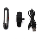 Bicycle Cycling USB Rechargeable Warning Light Front Rear LED Tail Lamp UK SP JR