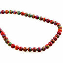 8 mm round turquoise beads beads strand colorful semiprecious stones