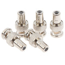 5Pcs BNC Male to AV RCA Female Coax Coaxial Connector Adap Gw