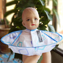 1X  Children Kids Useful Hair Cutting Cape Gown Salon Hairdresser Barbe Rn ME