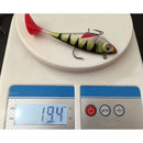 Easy Soft Lead Fish 11cm/19.4g T Shape Tail Fishing bait lures with HooksOE BX
