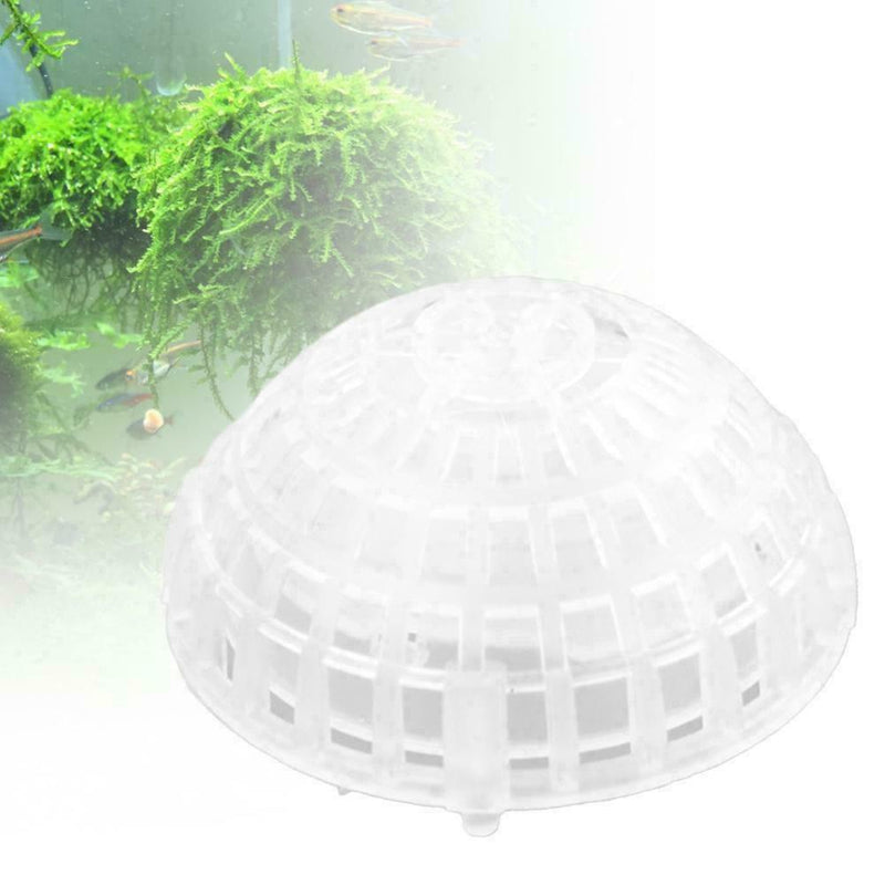 1 x Plastic-Aquarium-Moss Ball Decor For Live Plant Decoration Aquatic Fish G6U6