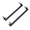 2pcs Universal Front Bumper Lip Splitter Strut Rod Support Adjuste 150mm Black