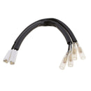 For Yamaha YZF R1 1998-2012 Black 20cm Rubber Turn Signal Adapter Plug Cord