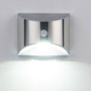 4LED 0.48W Solar Power Light PIR Motion Sensor Security Outdoor Garden Wall Lamp