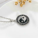 Steel WOLVES NECKLACE FASHION Pirate Amulet Necklace Gift Z2A8