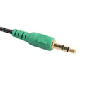 5 x Stereo 3.5mm Jack 1 Female to 2 Male Headphone Mic Audio Splitter Cable