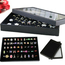 100 Ring Lady Jewelry Display Storage Box Case Tray Show Organiser Holder B  Bj