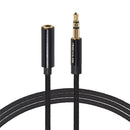 Braided Headphone Extension Cable 3.5mm Jack Male to Female Audio Cord