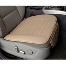 Car Seat Cover Summer Breathable PU Leather Cushion Front Chair Pad Beige hv2n