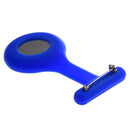 Nurses Brooch Silicone Rubber Tunic Fob Watch Blue K8F4