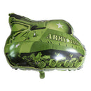 Train Tank Vehicle Foil Balloons Birthday Kindergarton Decoration Air Balloons