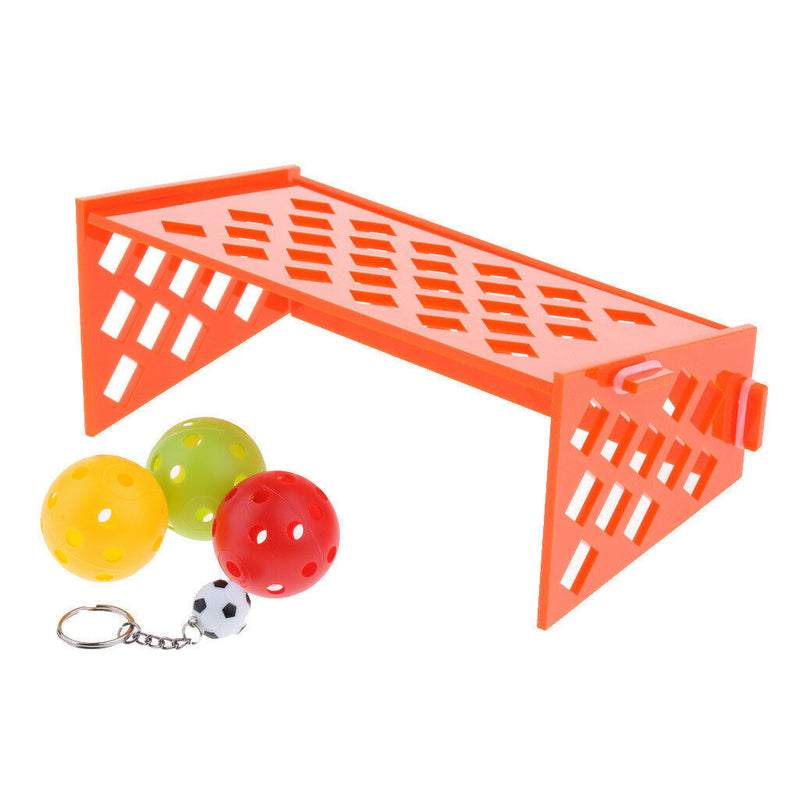 Parrot Training Toys Bird Soccer Field Parakeet Educational Toys