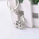 Cute Zinc alloy Cherry Keychain Key Ring Pendant Girl Friend Kid Gift Prese