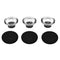3-Piece Large, Medium and Small Replacement Earplug Gels for Plantronics Vo P6L5