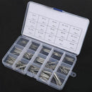 150Pcs Split Cotter Pins Kit Set W/ Box Stainless Steel Assortment Split-Co Z8T6