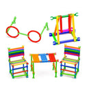 250PCS Mathematical Intelligence Stick Figures Box Baby Preschool Toys Plastic