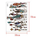 Removable Dream Catcher Feathers Wall Stickers Kids Bedroom Decor Decals
