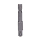 3 X Socket Adaptor Set 1/4 to 1/2 1/4 3/8 inch Cordless HEX Drill Bit Driver  3C