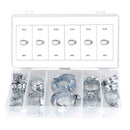 26pcs Stainless Steel Drive Hose Clamp Adjustable Fuel Pipe Worm Gear Clip