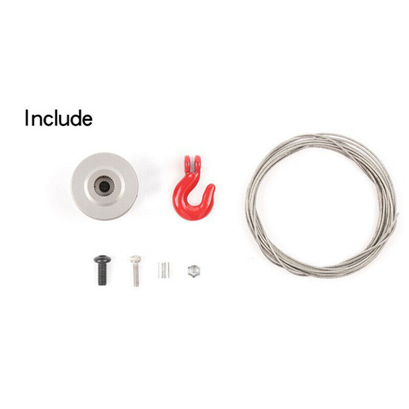 25T Steering Gear Servo Winch Wheel for 1/10 RC Crawler Car TRX4 RC4WD D90  S4N1