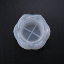 DIY Crystal Epoxy Mold Lotus Candle Holder Ashtray Mirror Flexible Silicone Mold