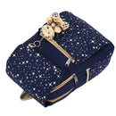 Girl Canvas Shoulder School Bag Backpack Travel Satchel Rucksack Handbag