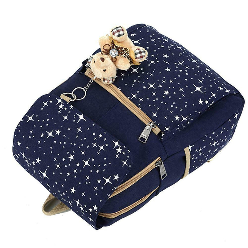 Girl Canvas Shoulder School Bag Backpack Travel Satchel Rucksack Handbag