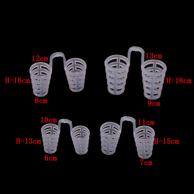 4x Mini anti snoring nose clips snore stopper snore relief nasal easy breathe Kw