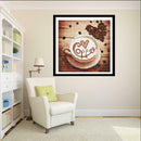 Coffee 5D Full Drill Diamond Painting Embroidery DIY Cross Stitch Decor