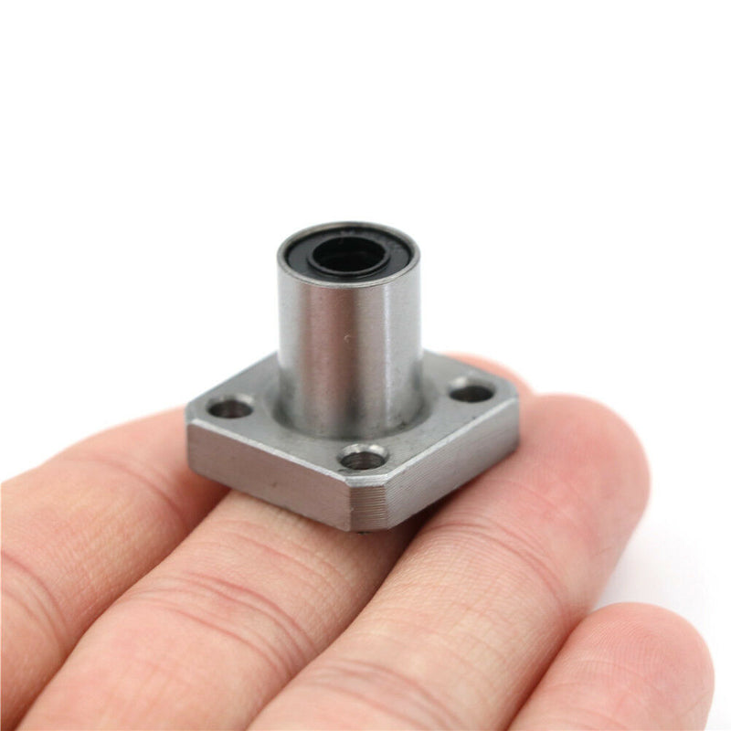 6mm Inner Diameter Square Flange Linear Motion Bushing Ball Bearing LMK6UU B Bj