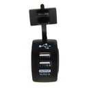 Dual USB Charger 3.1A USB Power Socket for Car Motorcycle Boat ATV Camper