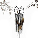 Black Dream Catcher Hanging Home Baby Room Wall Decor Ornament Intree Shape ME