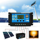 60A SOLAR CELL PANEL BATTERY CHARGE CONTROLLER DUAL USB PORT PWM LCD DISPLAY